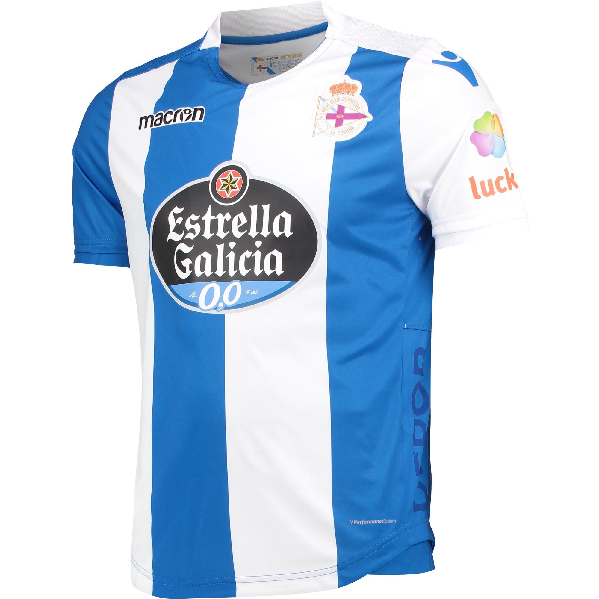 Camiseta Deportivo Coruña Primera equipo 2017-18